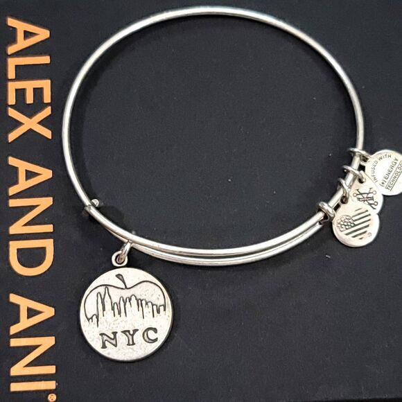 Alex and Ani New York City Charm Bracelet NYC The Big Apple - Picture 1 of 9